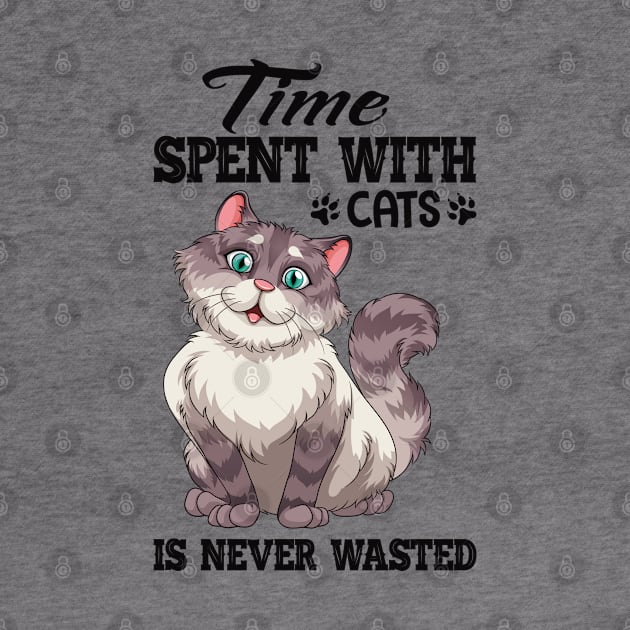 Time spent with cats is never wasted by Marioma